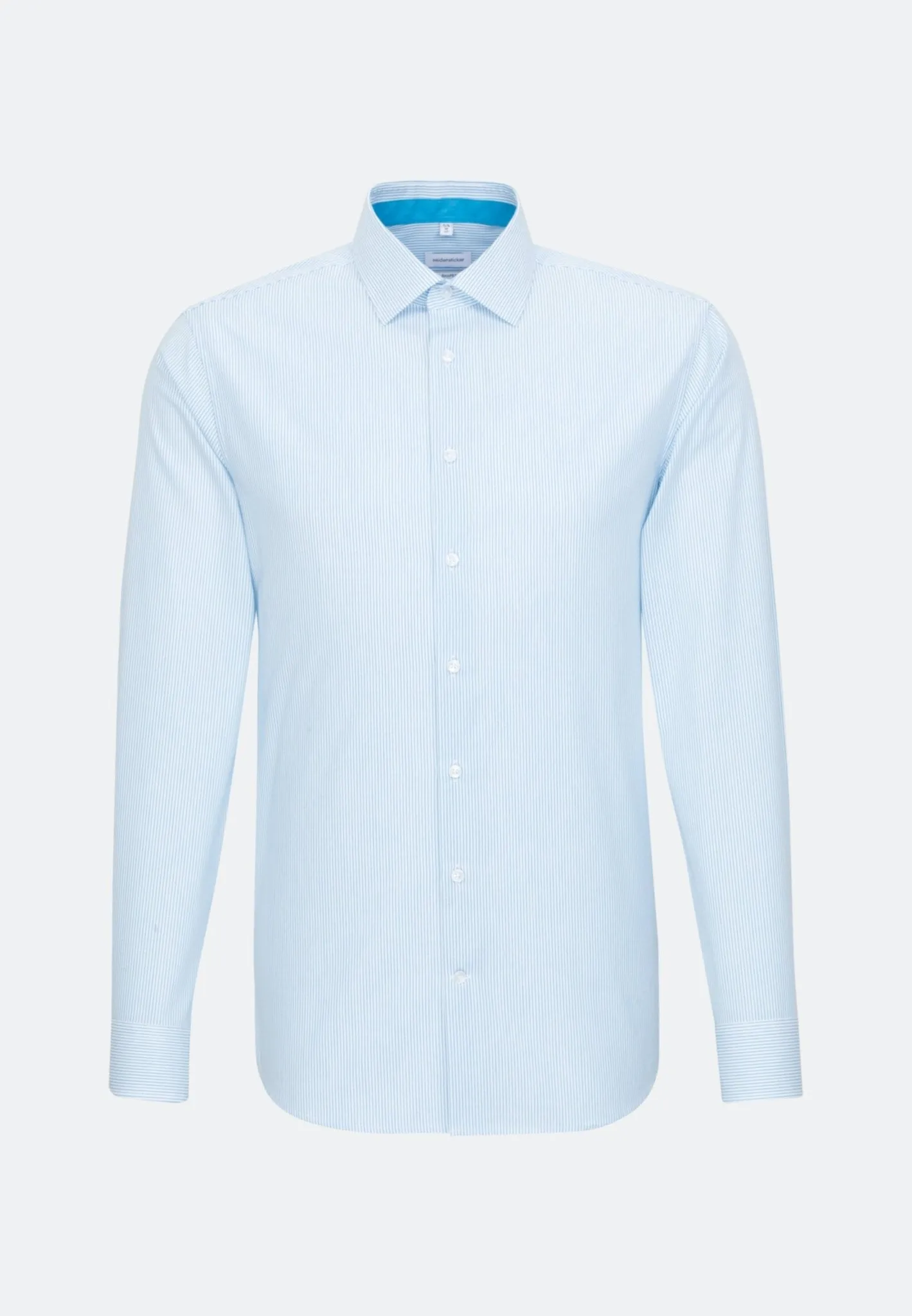 SEIDENSTICKER Poplin Kent-Collar Shirt BLUE