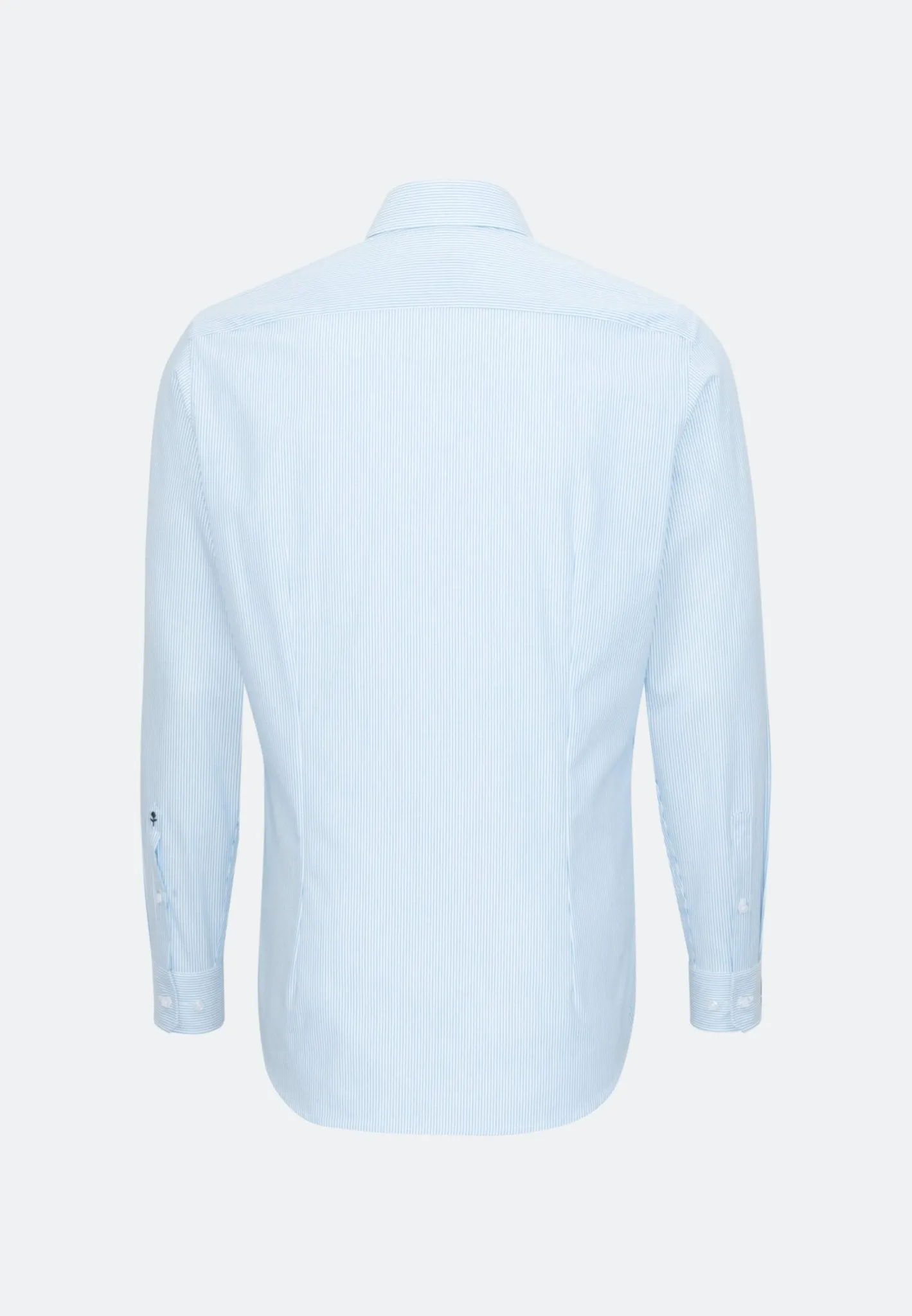 SEIDENSTICKER Poplin Kent-Collar Shirt BLUE