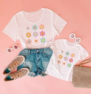Smiley Flowers Matching Shirts