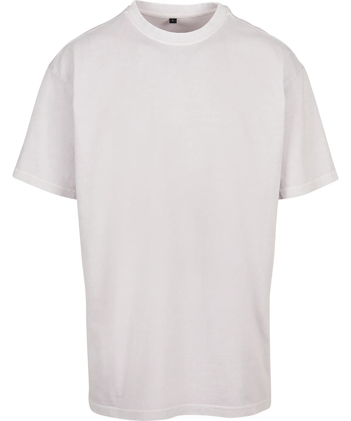 Soft Lilac - Acid washed heavy oversized tee