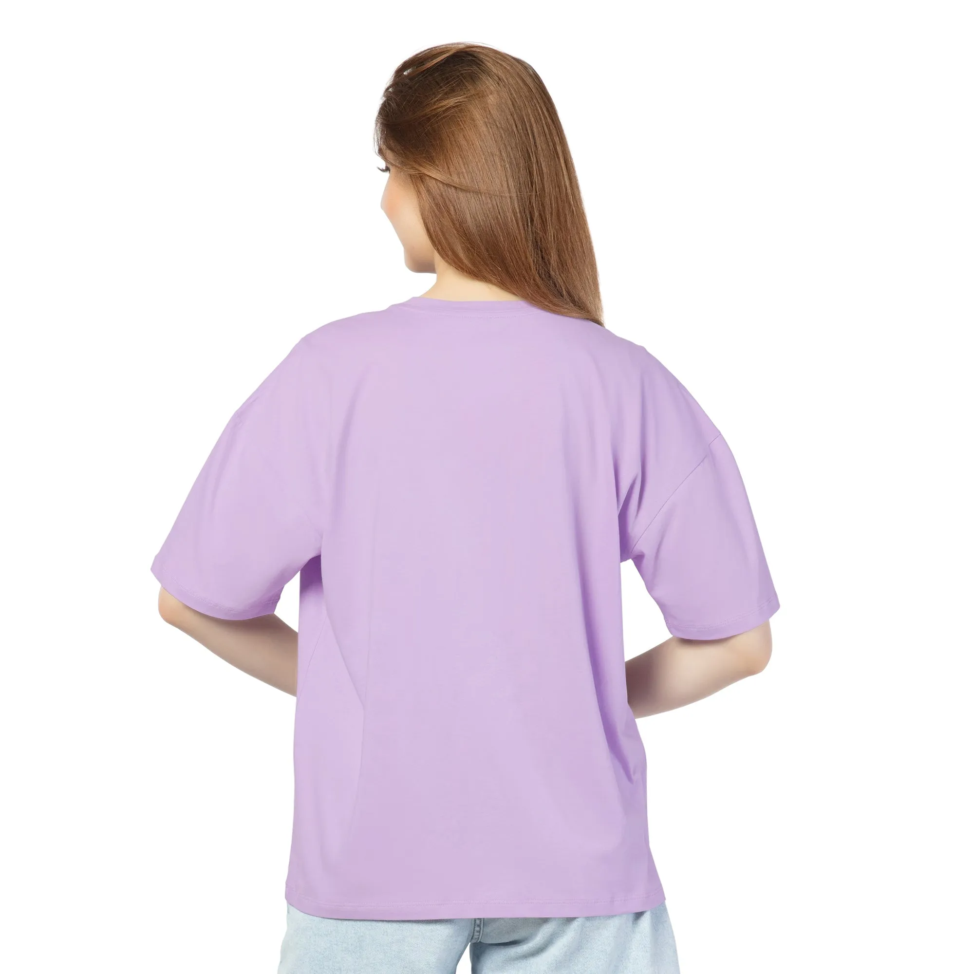 SOT-24070 Cotton All Day-Vibes  Oversized T-Shirt  Lavender