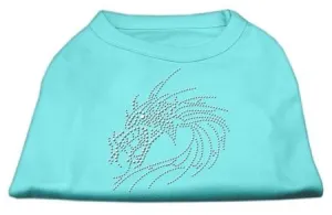 Studded Dragon Shirts Aqua L (14)