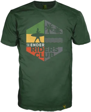 T-Shirt 14Ender® Riders Club dark green