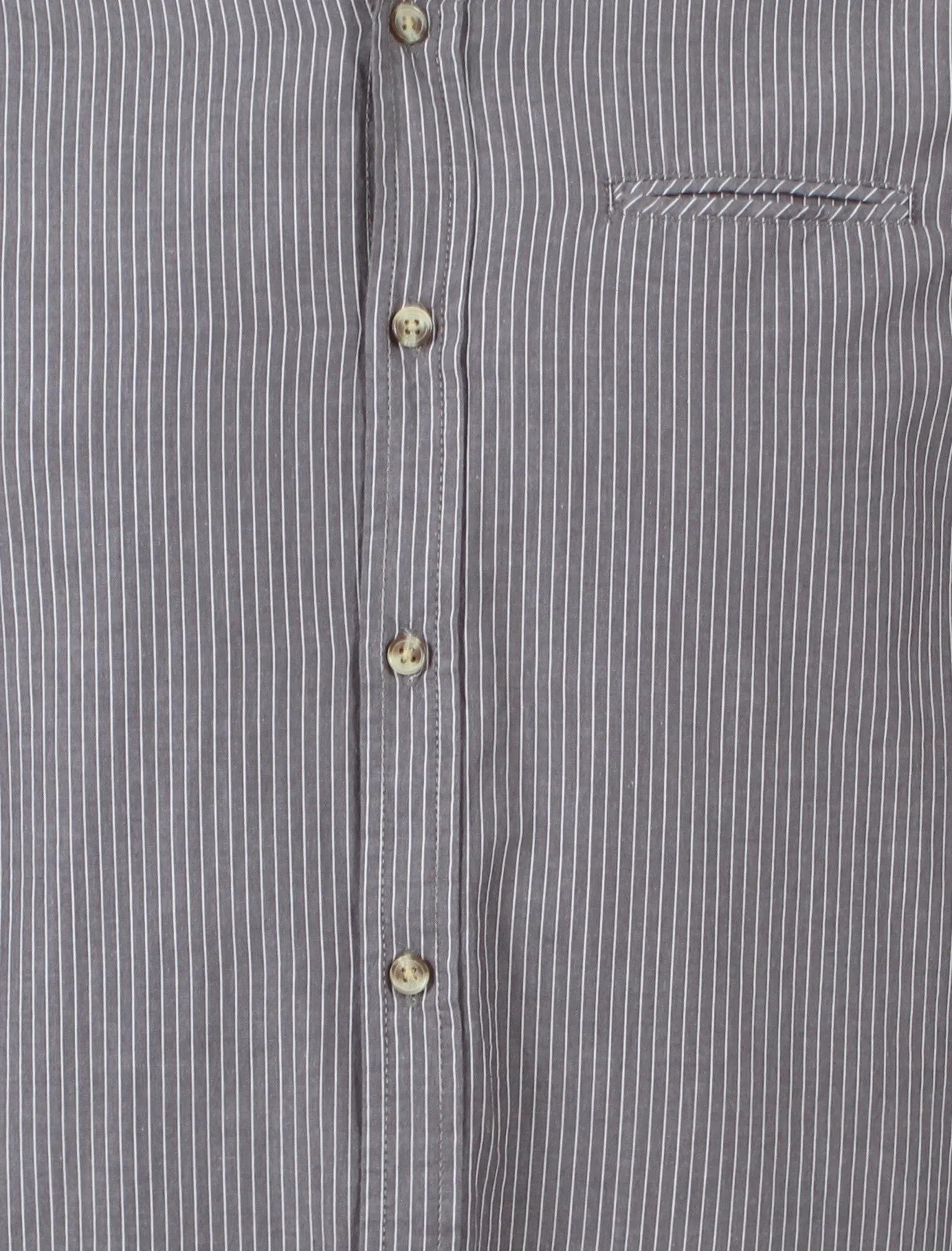Tokyo Laundry Tarlton Striped Cotton Shirt in Pewter