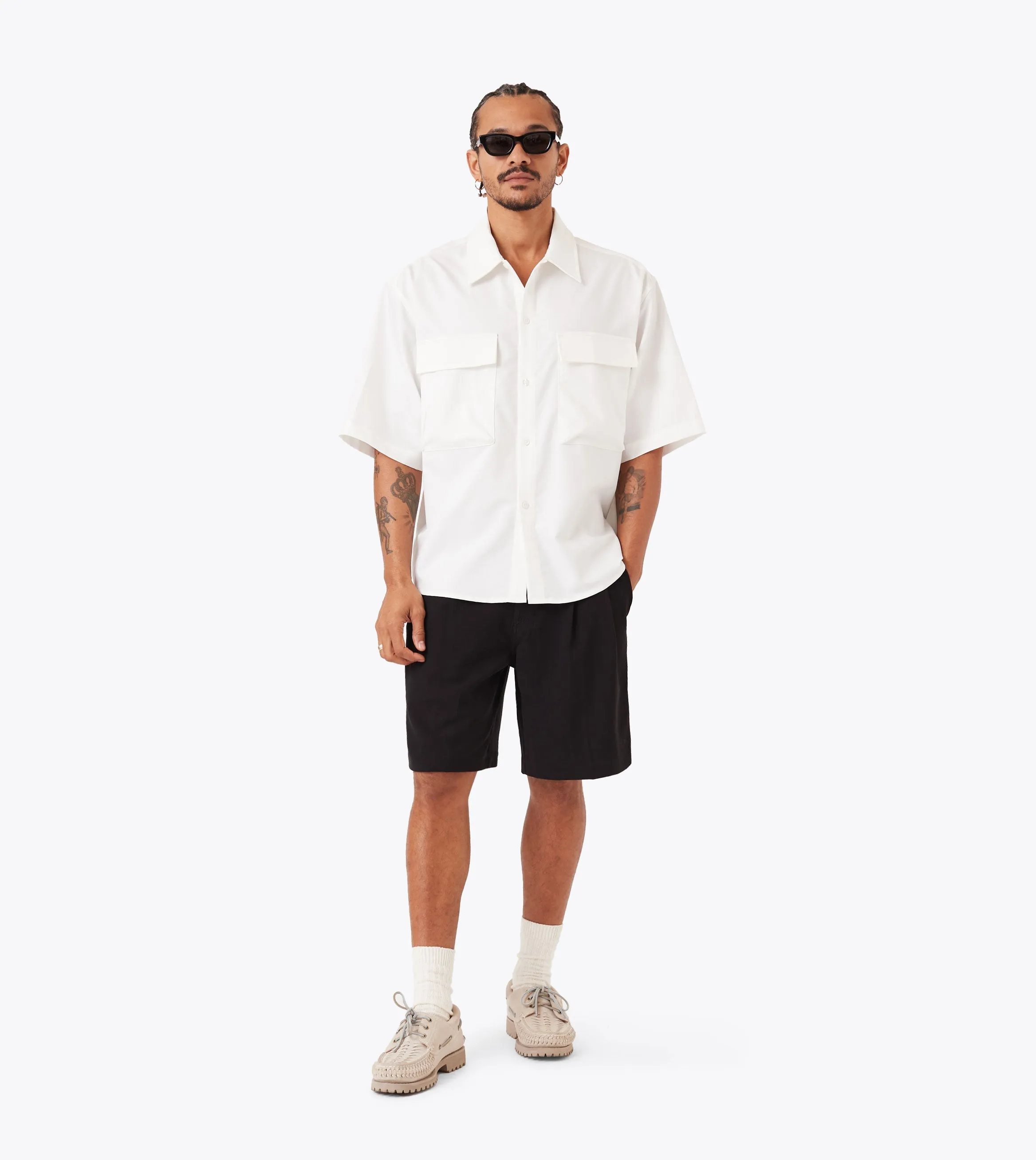 Utility Shirt Vintage White