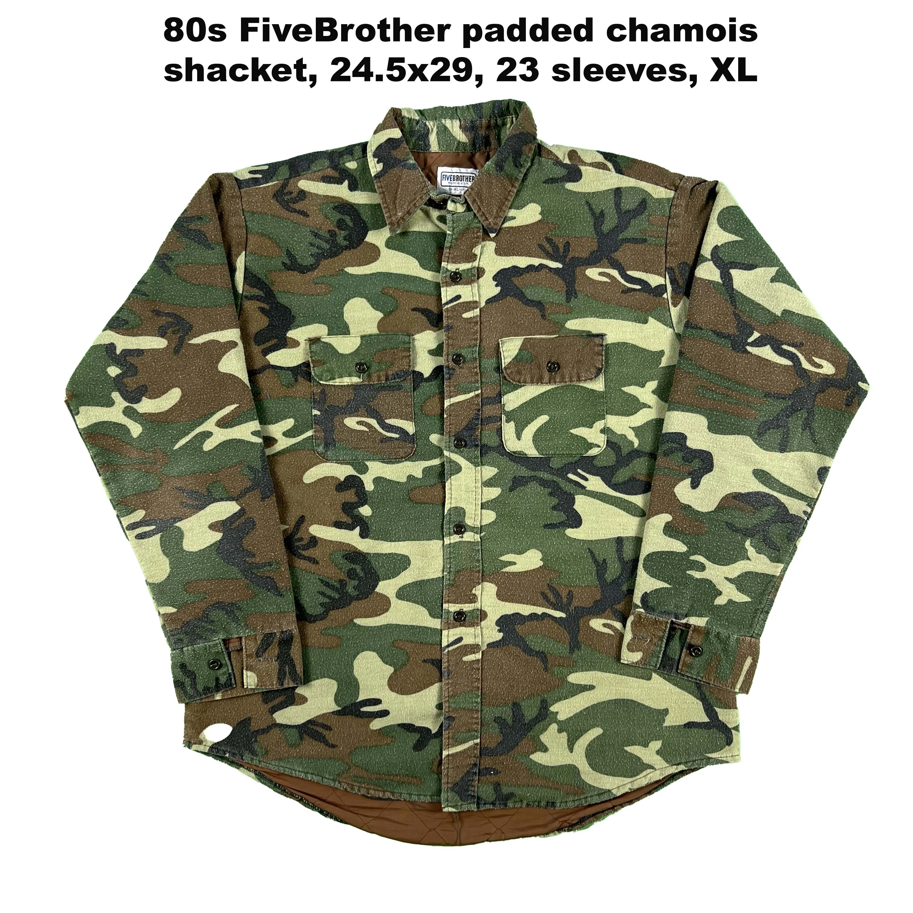 Vintage Camo Utility Shirt- SELECT SHIRT