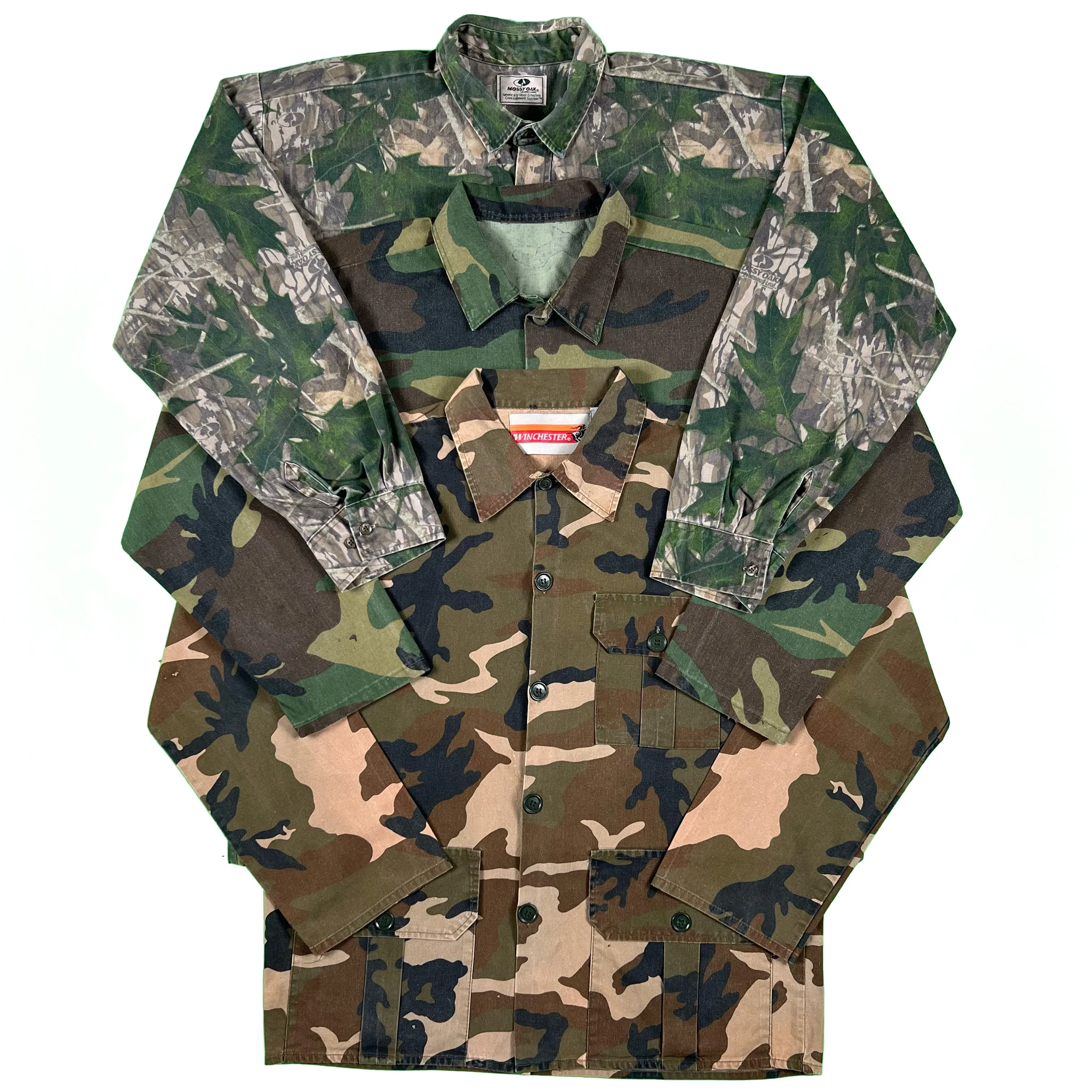 Vintage Camo Utility Shirt- SELECT SHIRT