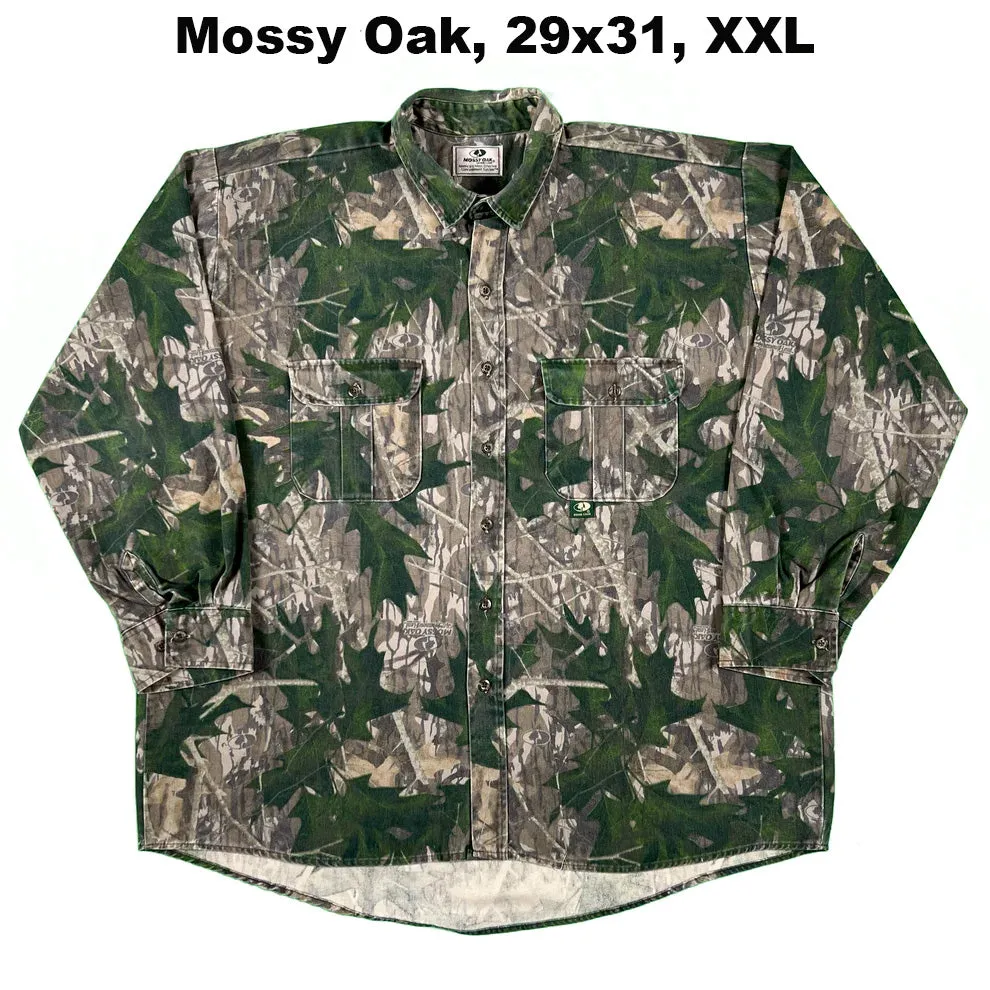 Vintage Camo Utility Shirt- SELECT SHIRT