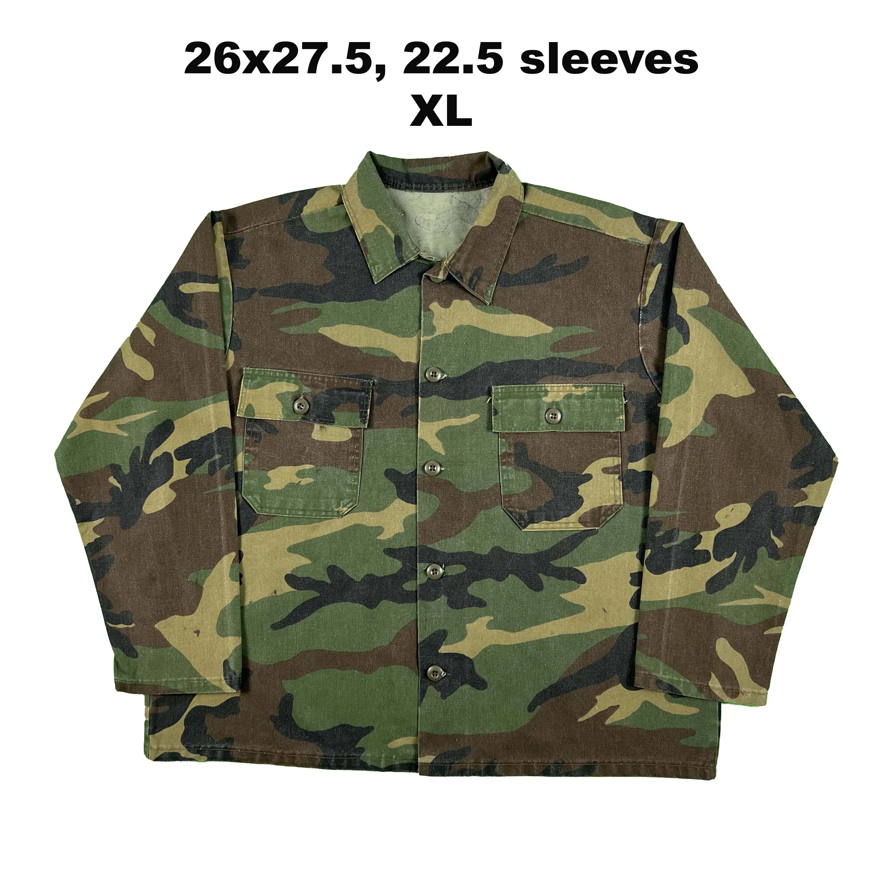 Vintage Camo Utility Shirt- SELECT SHIRT