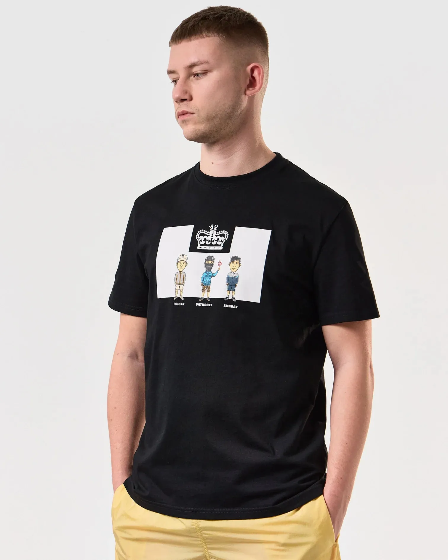Weekend Offender Seventy-Two Graphic T-Shirt - Black