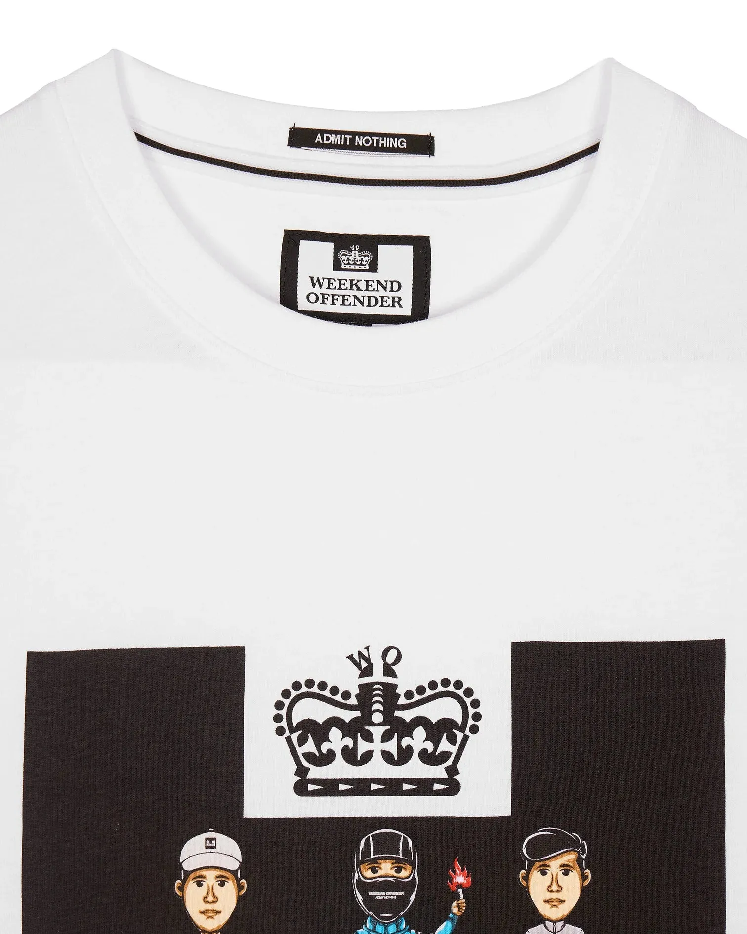 Weekend Offender Seventy-Two Graphic T-Shirt - WHITE
