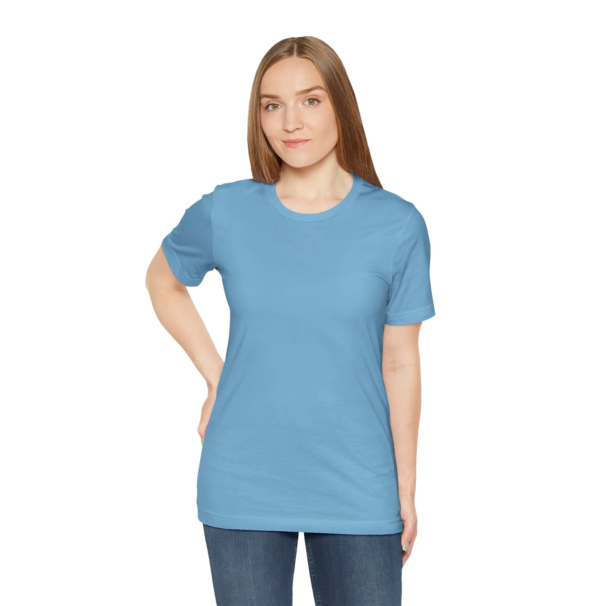 Womens Ocean Blue T Shirts Premium Casual Short Sleeve Shirts Oversized Tops