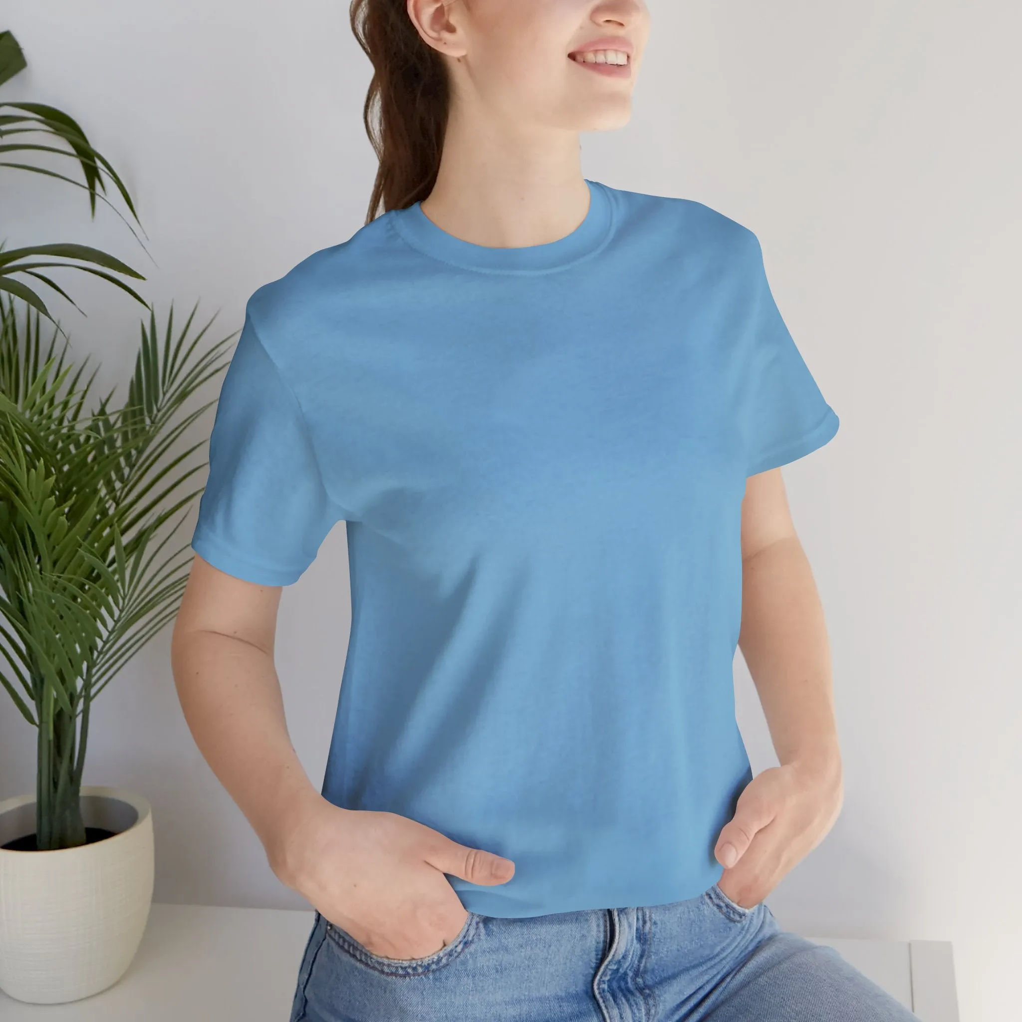Womens Ocean Blue T Shirts Premium Casual Short Sleeve Shirts Oversized Tops