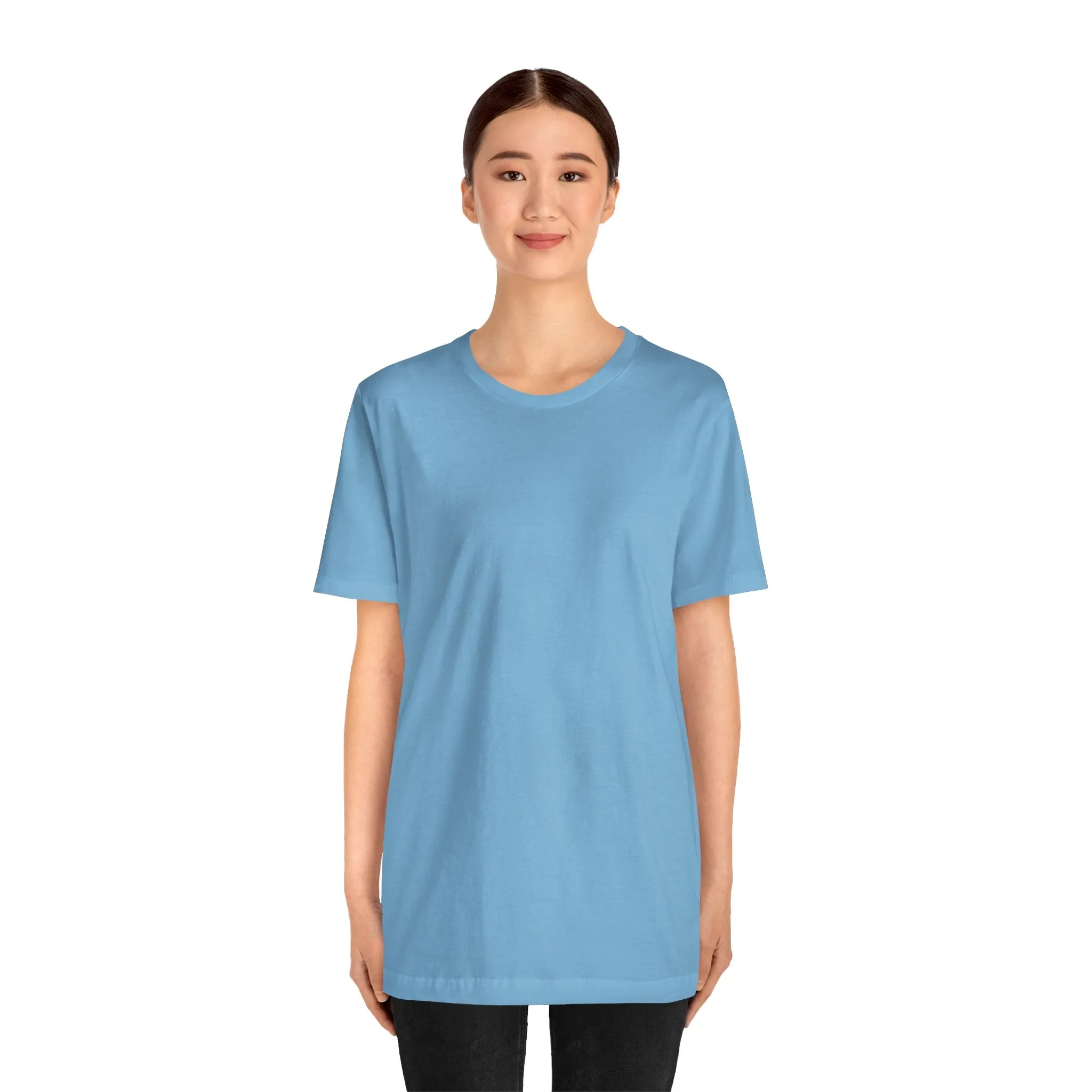Womens Ocean Blue T Shirts Premium Casual Short Sleeve Shirts Oversized Tops