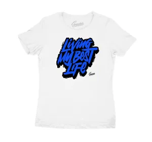 Womens - Racer Blue 3 Living Life Shirt