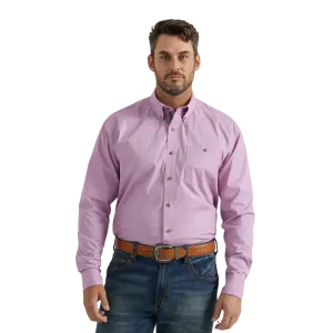 Wrangler Men's George Strait Purple Shirt
