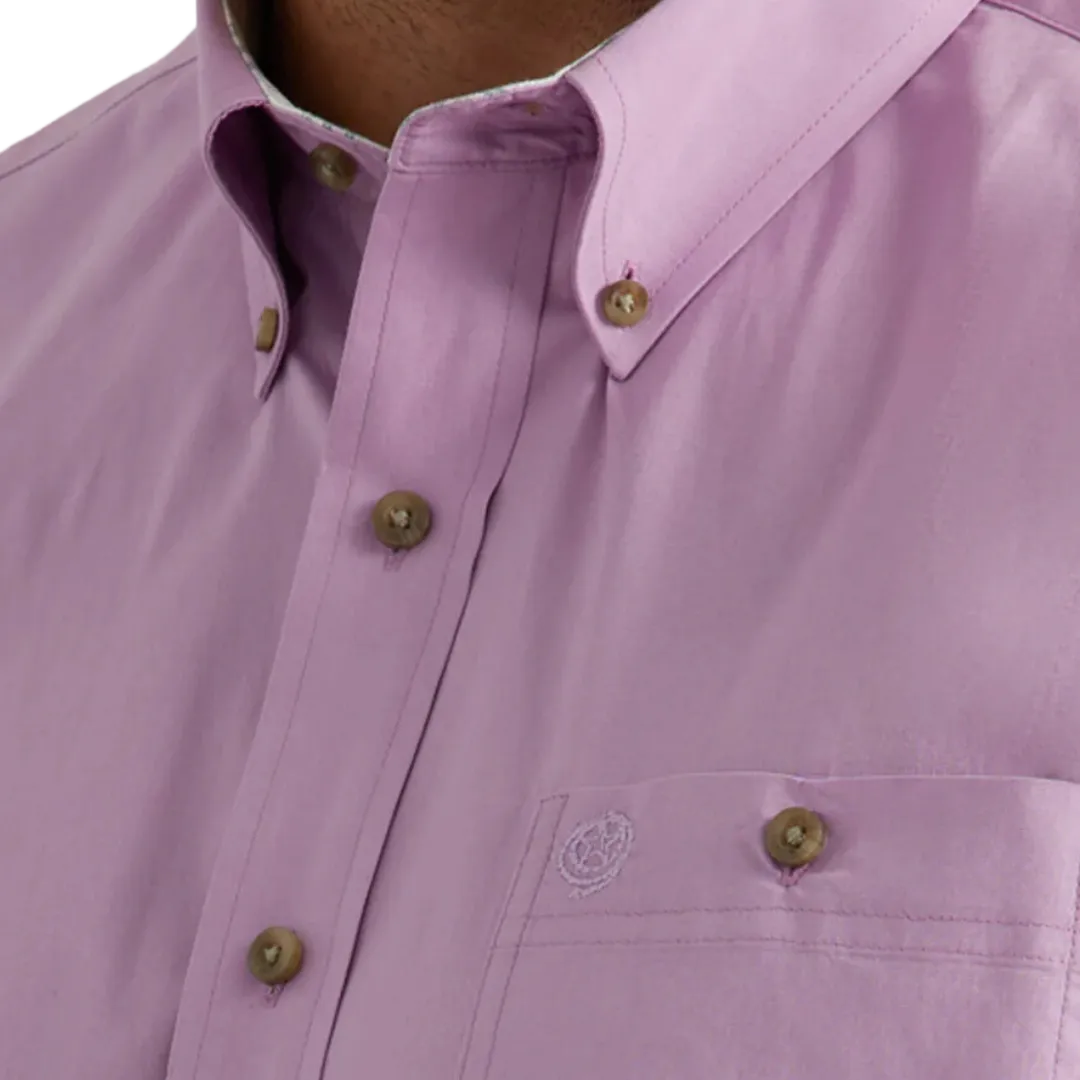 Wrangler Men's George Strait Purple Shirt
