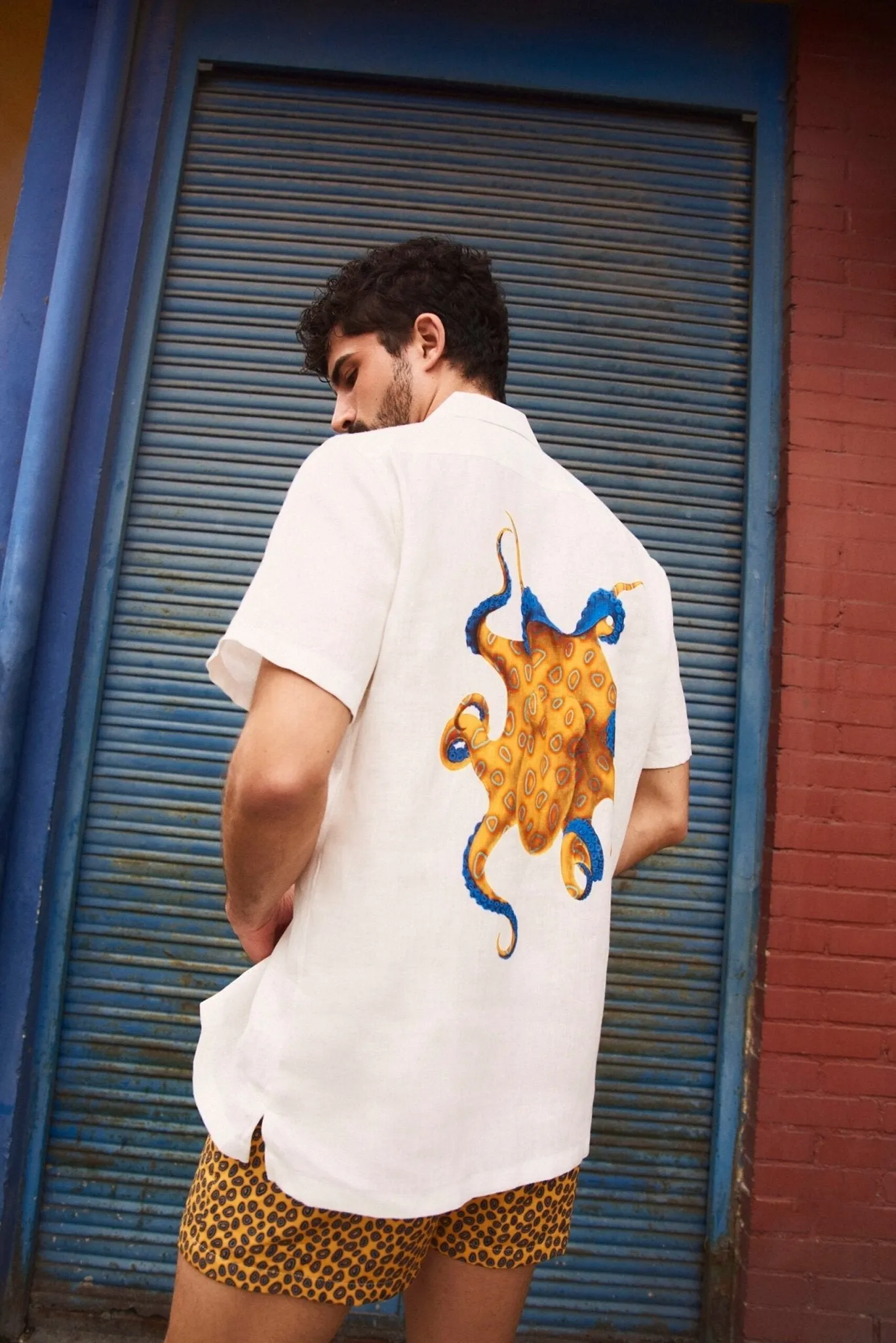 yellow octopus shirt