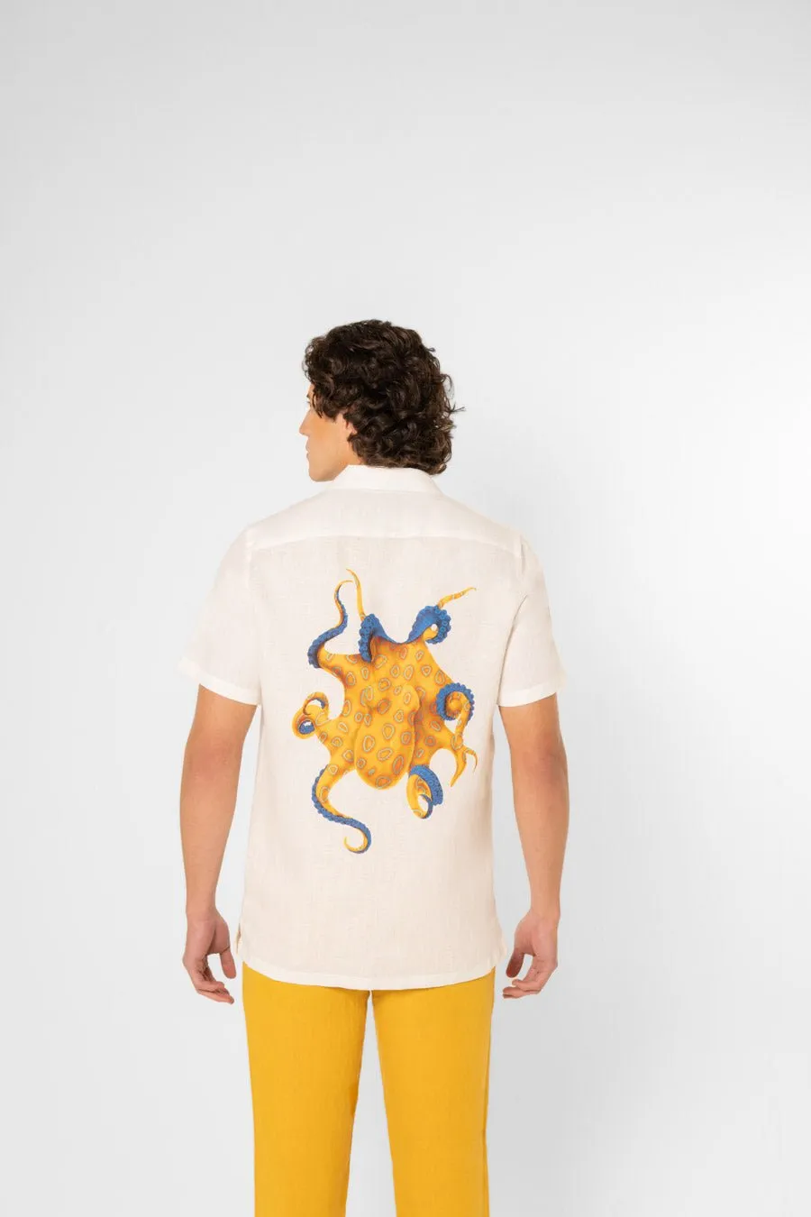 yellow octopus shirt